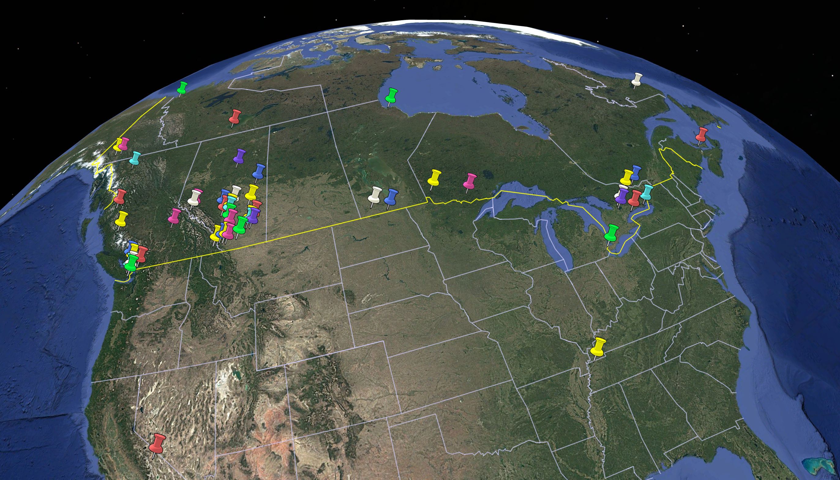 Map of Fellows