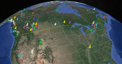 Map of North American Fellows